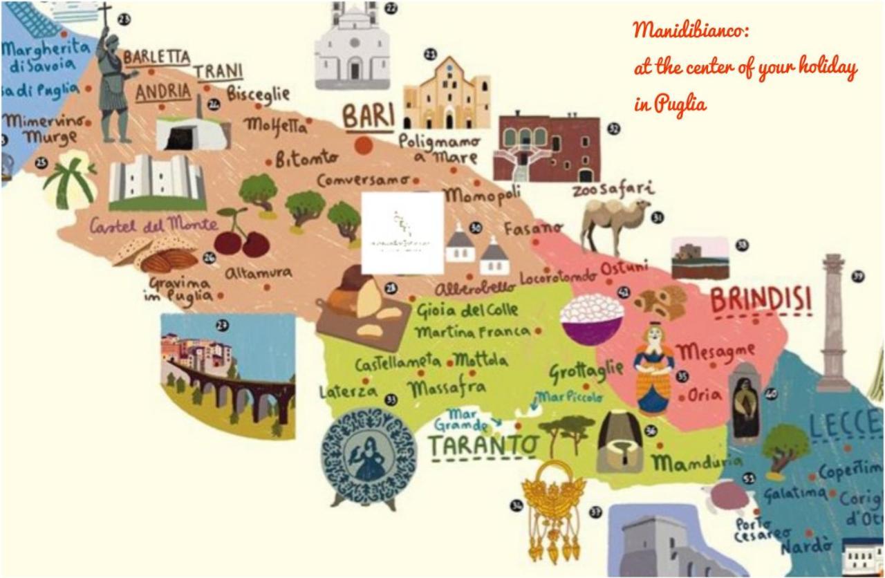Manidibianco Apulian Relaxing Stay Turi Εξωτερικό φωτογραφία